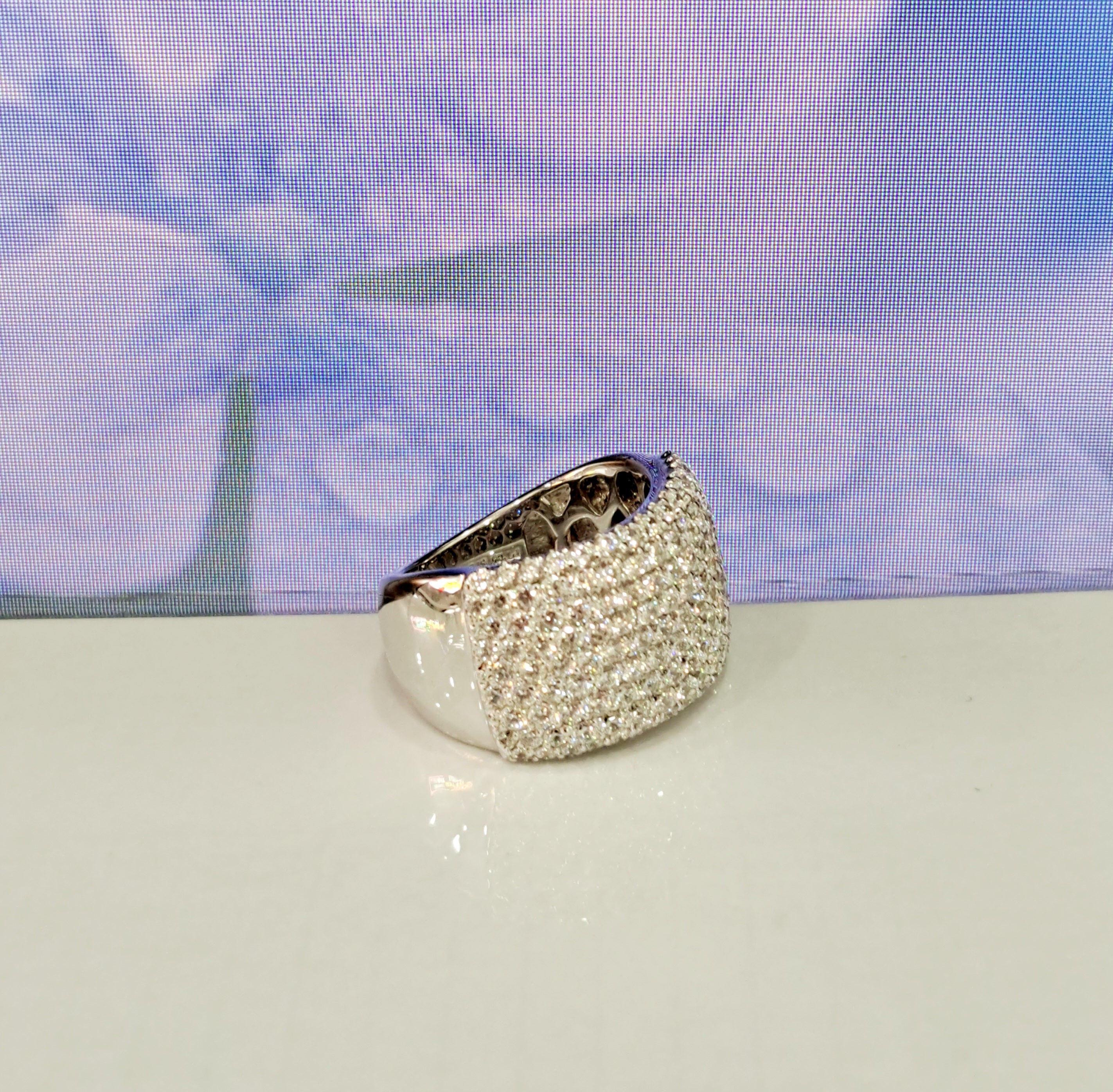 Stunning Micro Pave Ring