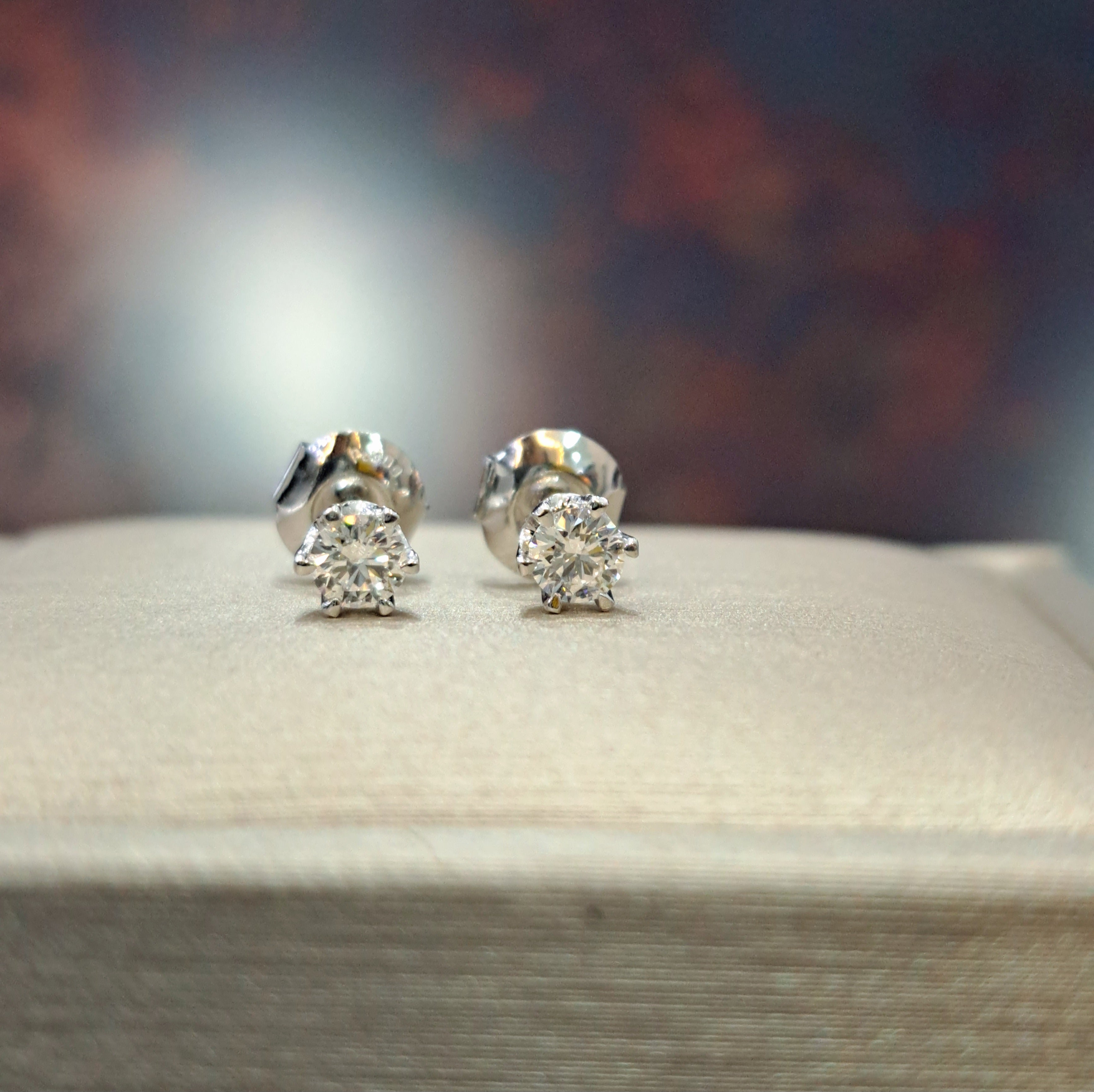 Platinum Diamond Earrings