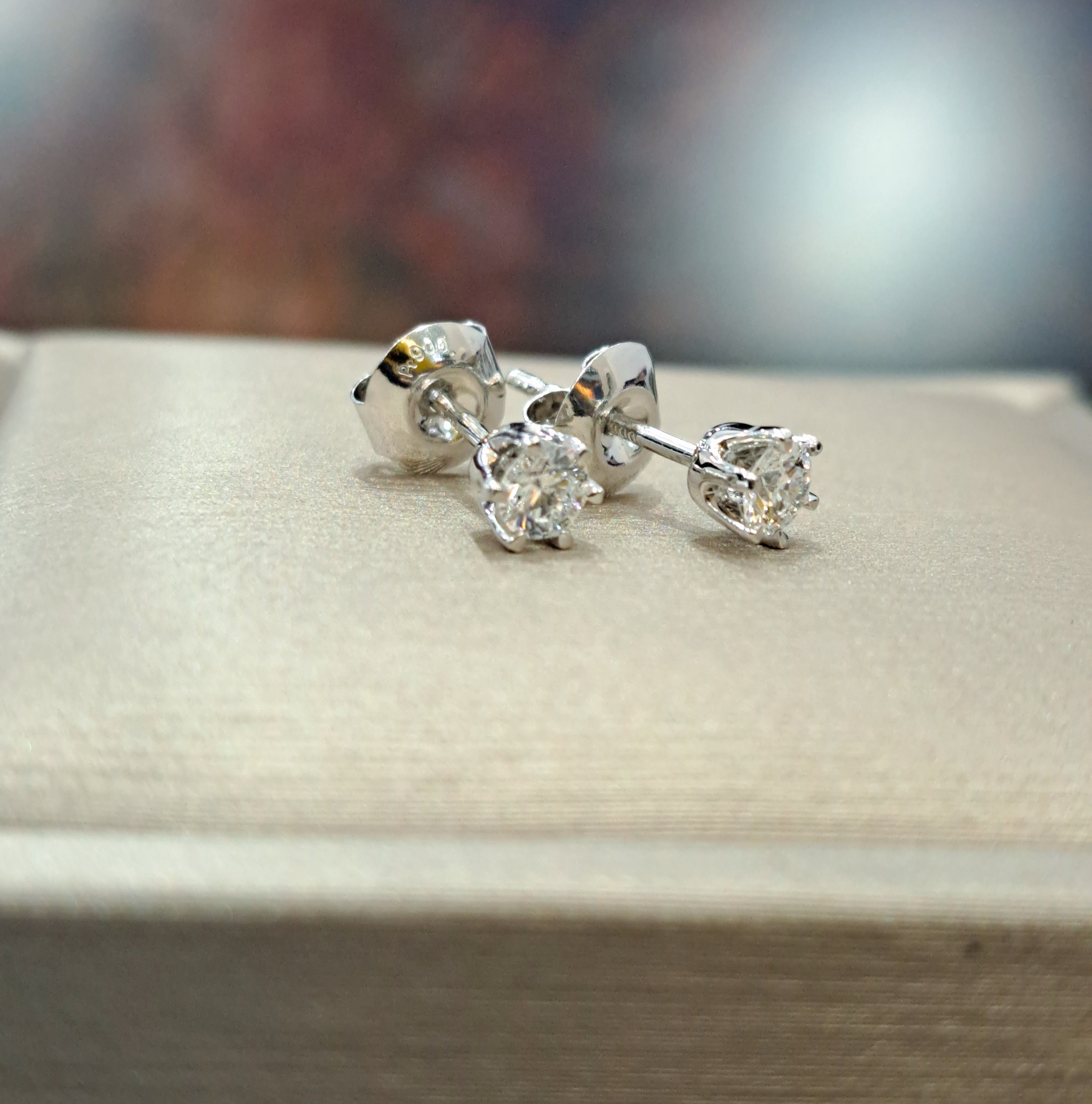 Platinum Diamond Earrings