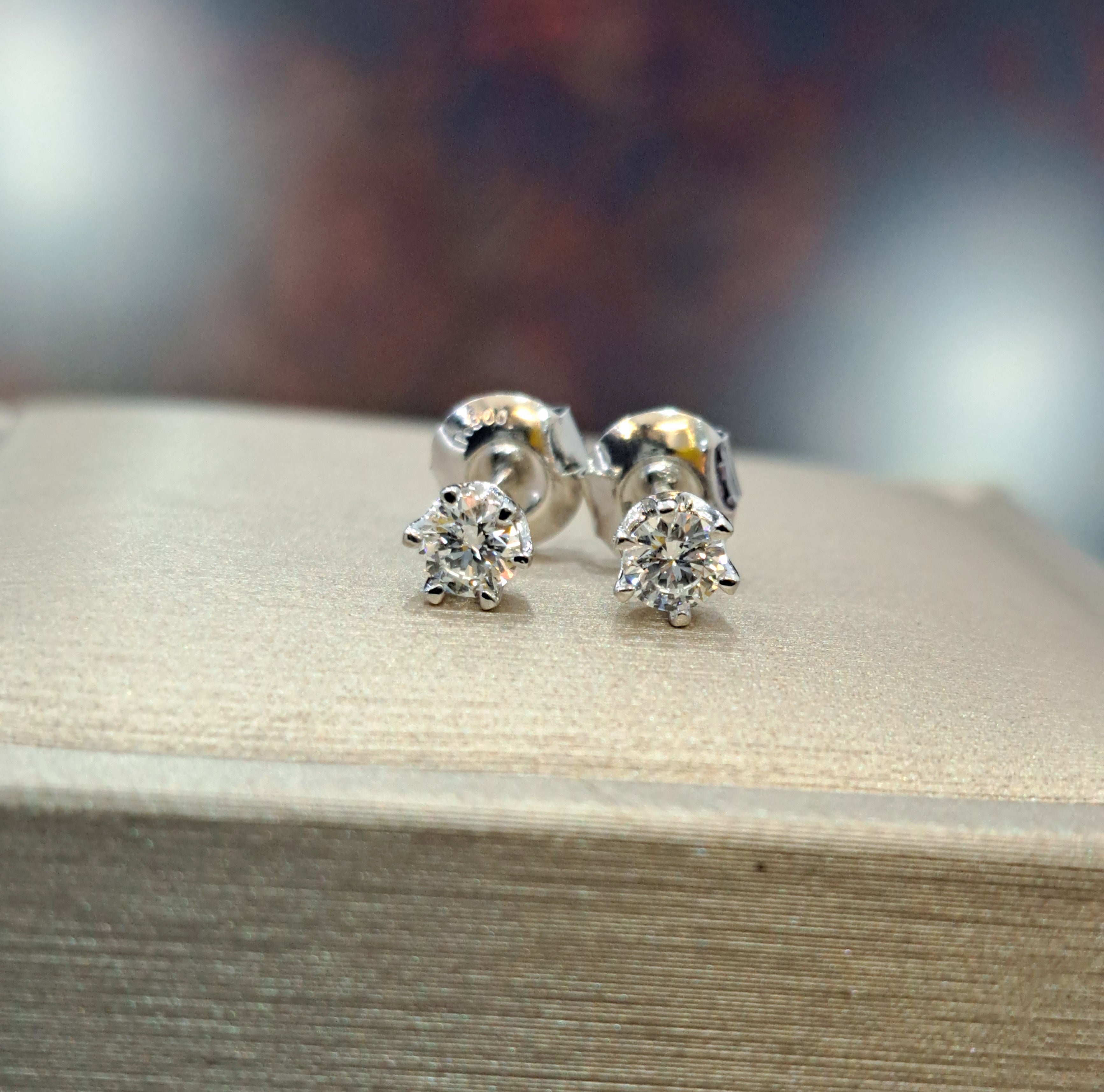 Platinum Diamond Earrings