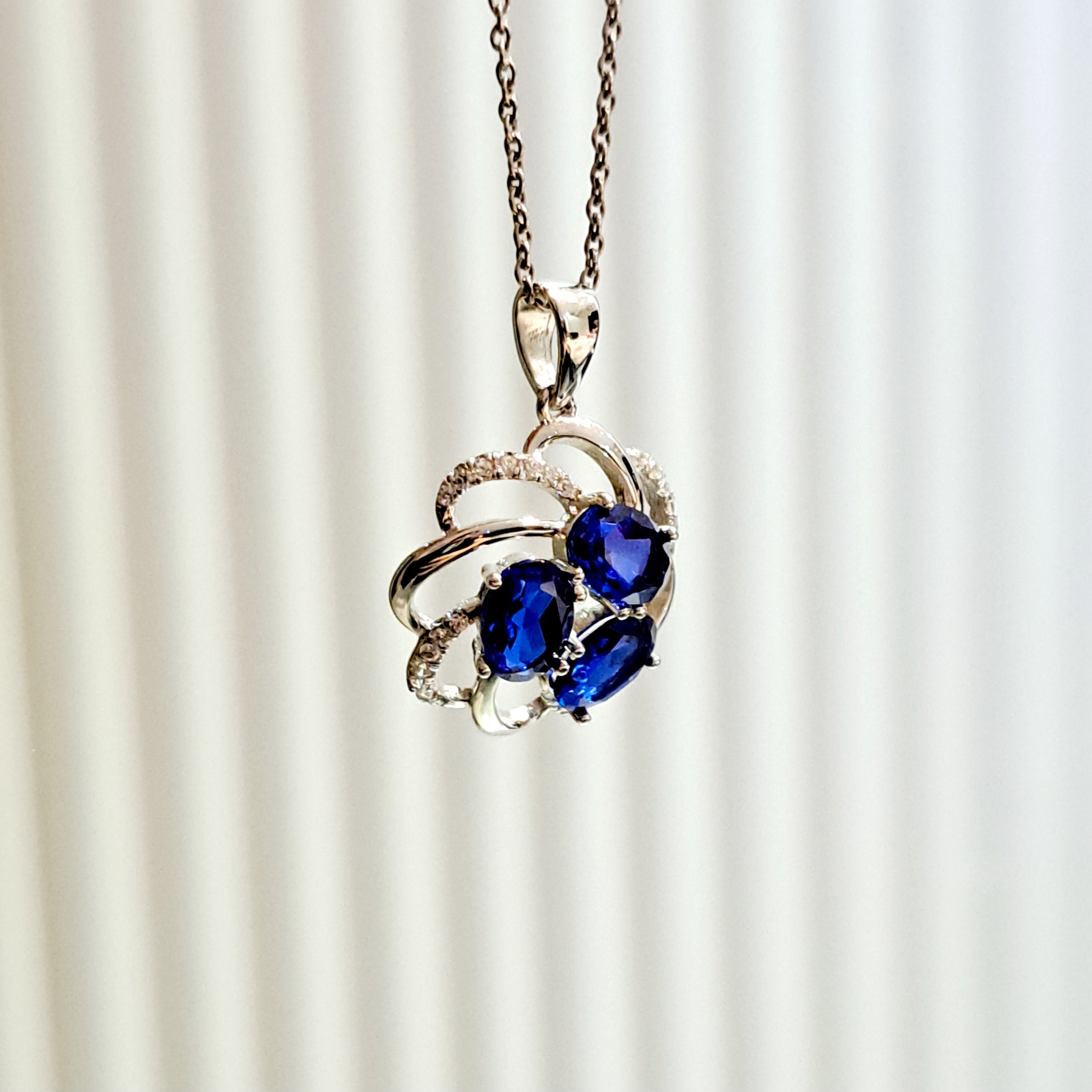 Trio Sapphire Pendant