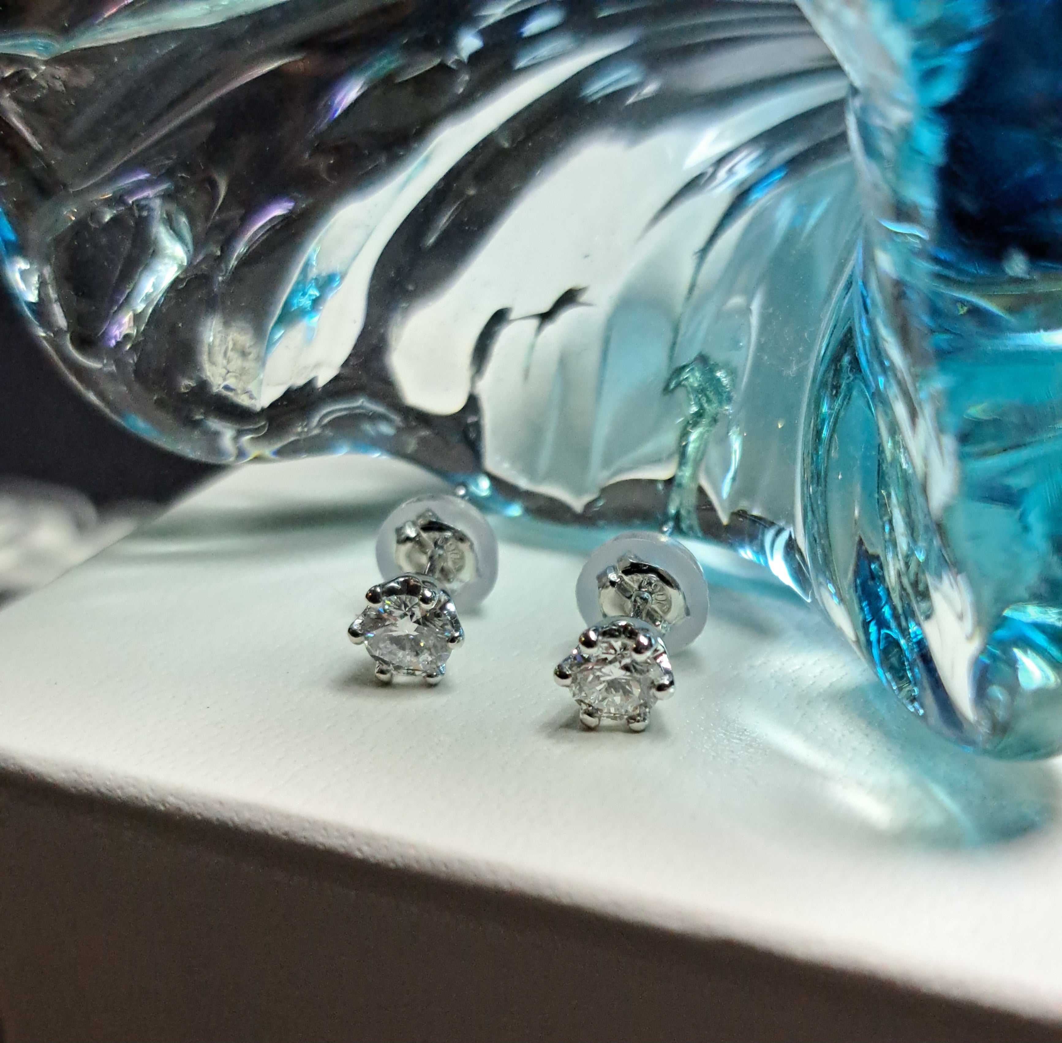 Solitaire Lab Diamond Earrings