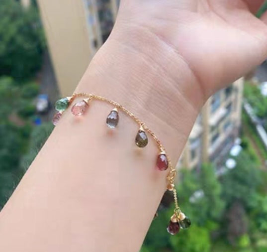 Shinning Stars Gems Stone Bracelet