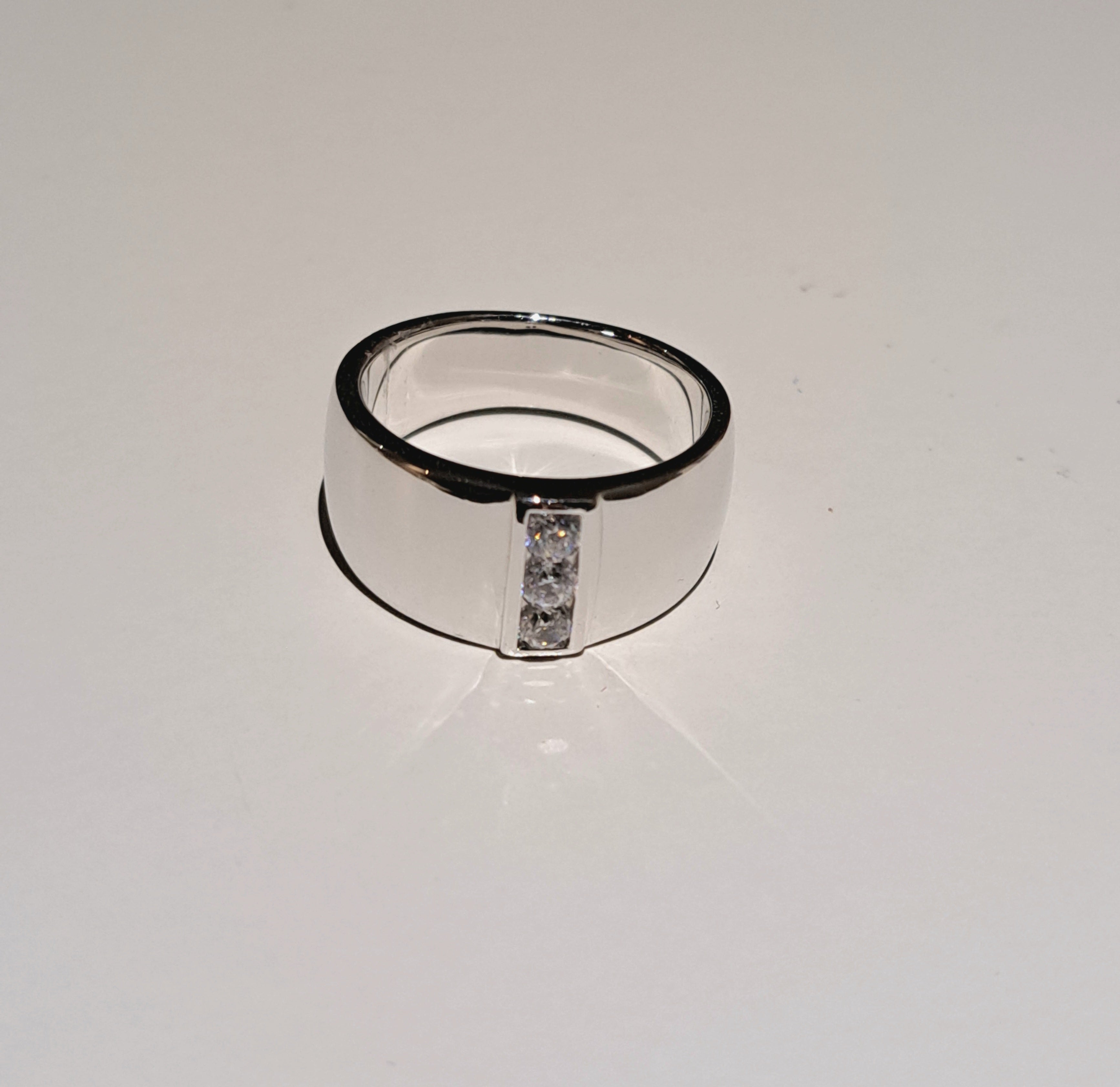 Trio Stylish Simulated Diamond Ring