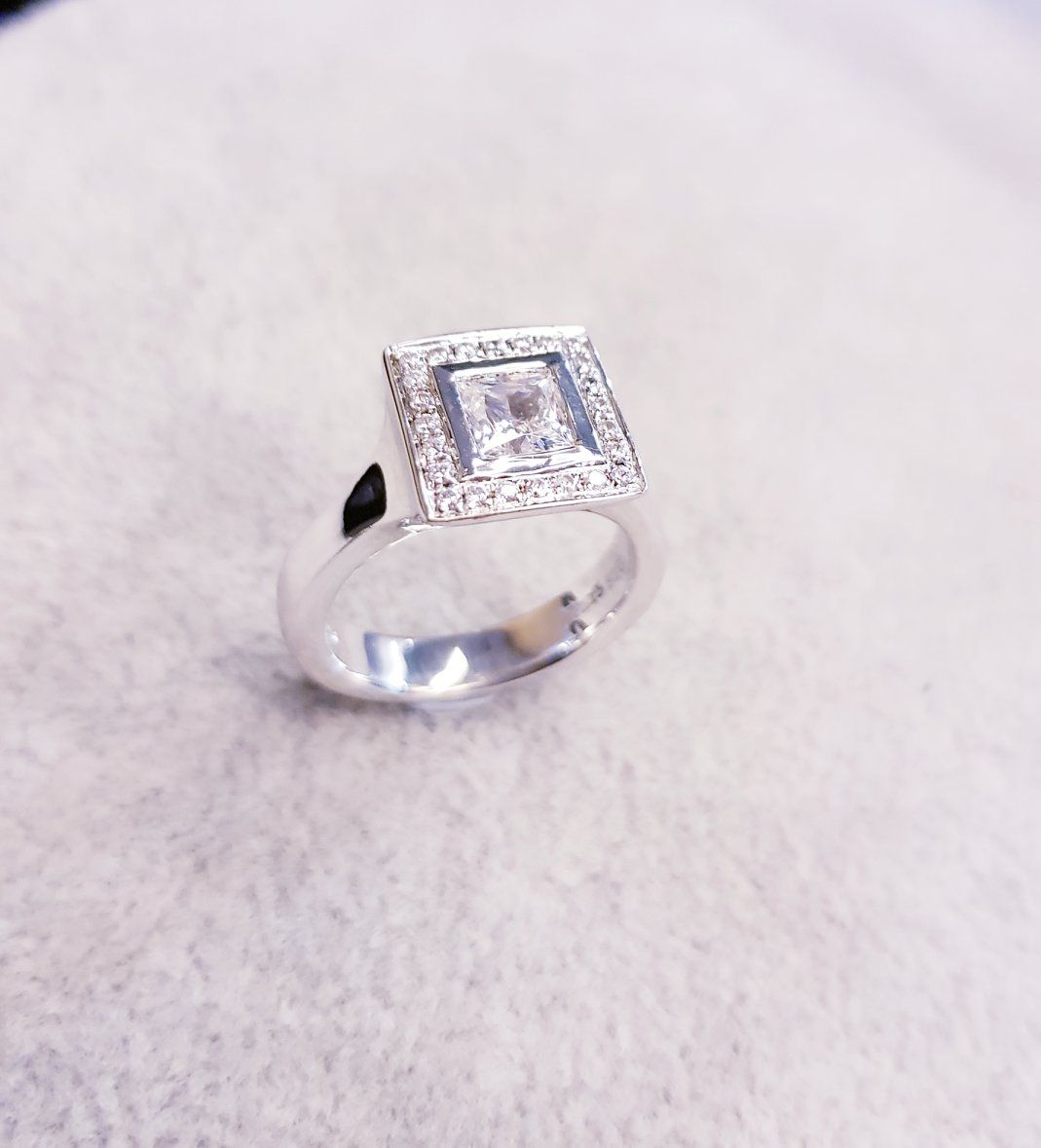 Square Bezel Ring