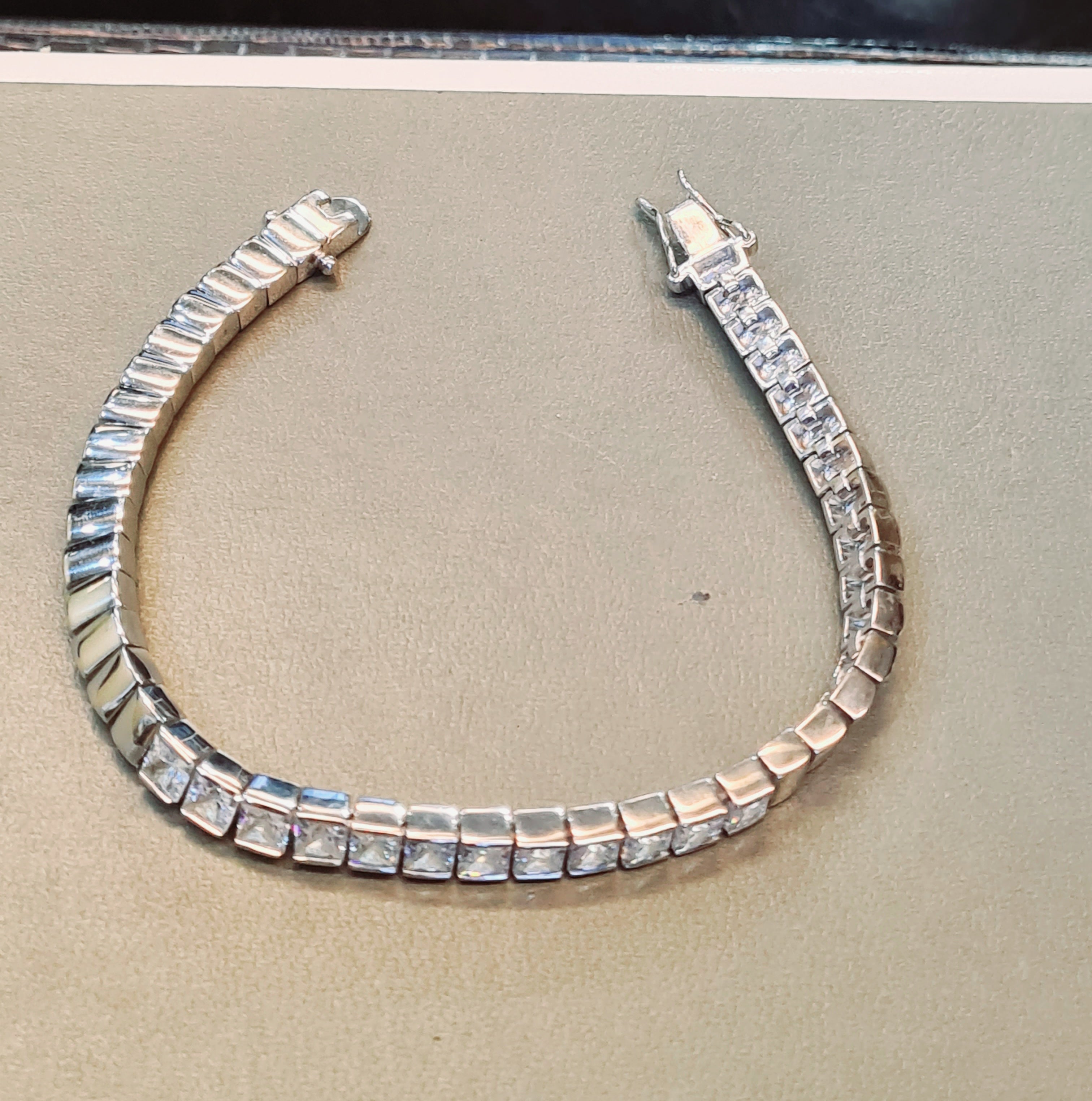 White Sapphire Bracelet