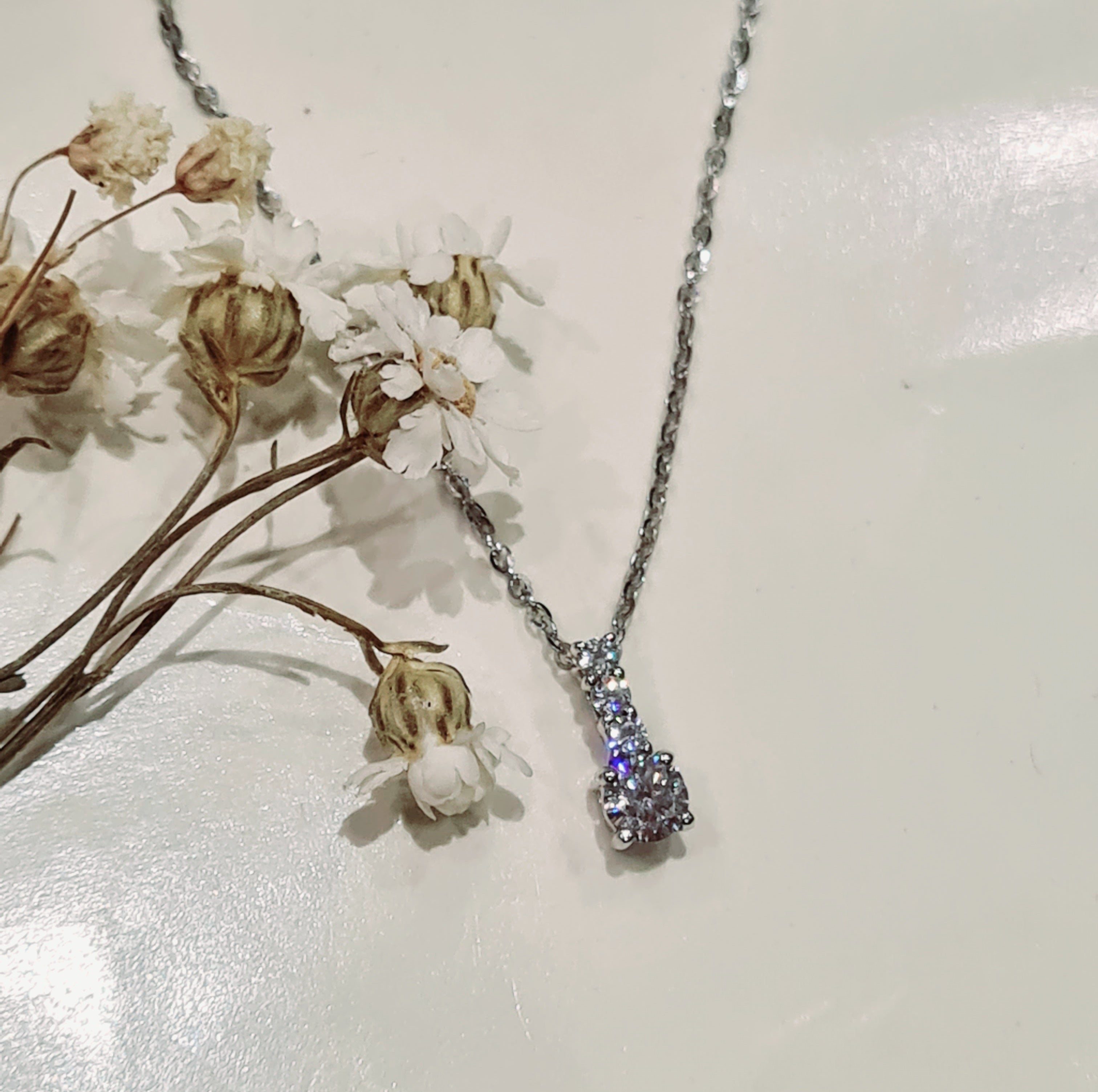 Diamond Simulants Pendant