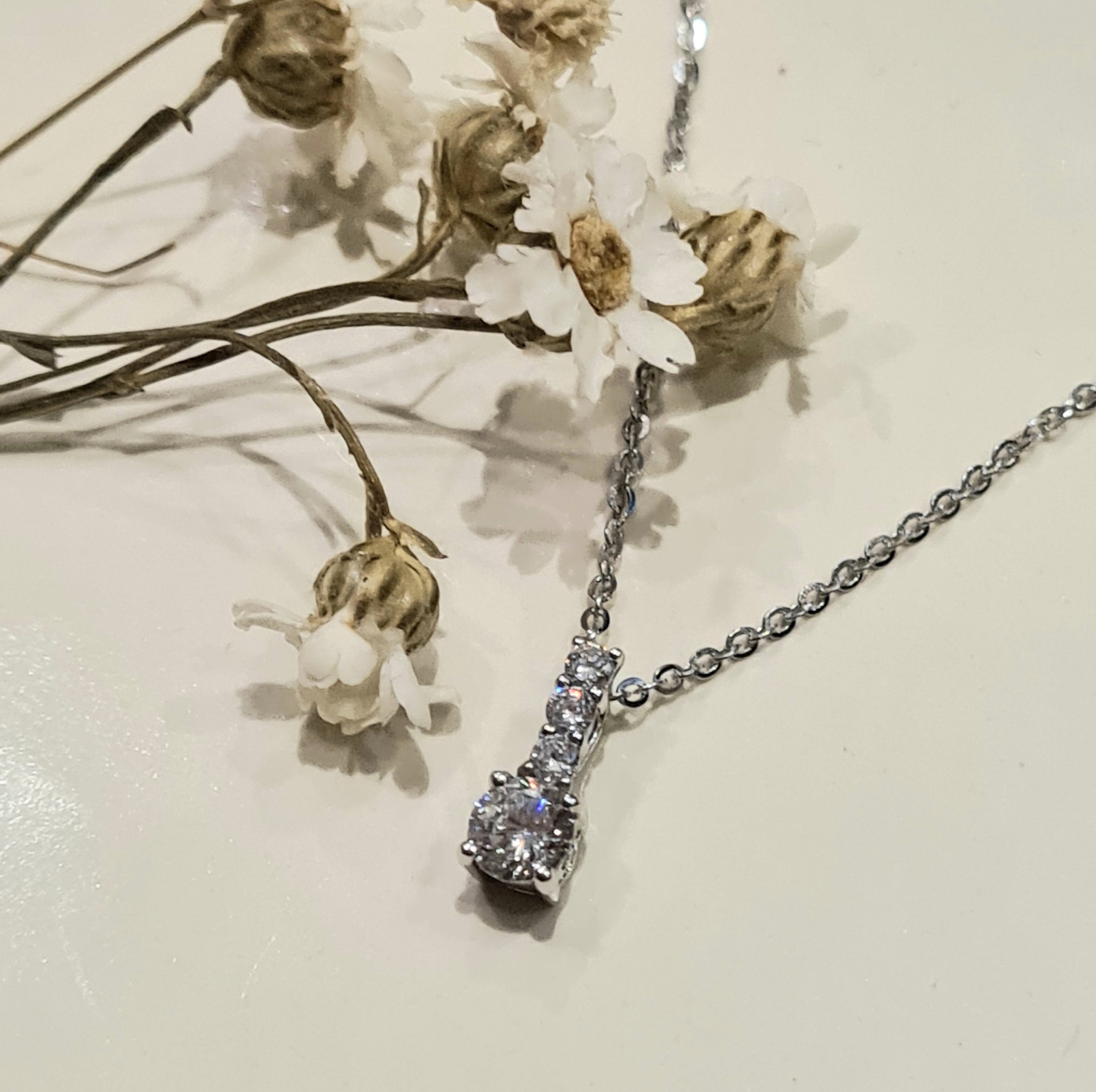 Diamond Simulants Pendant