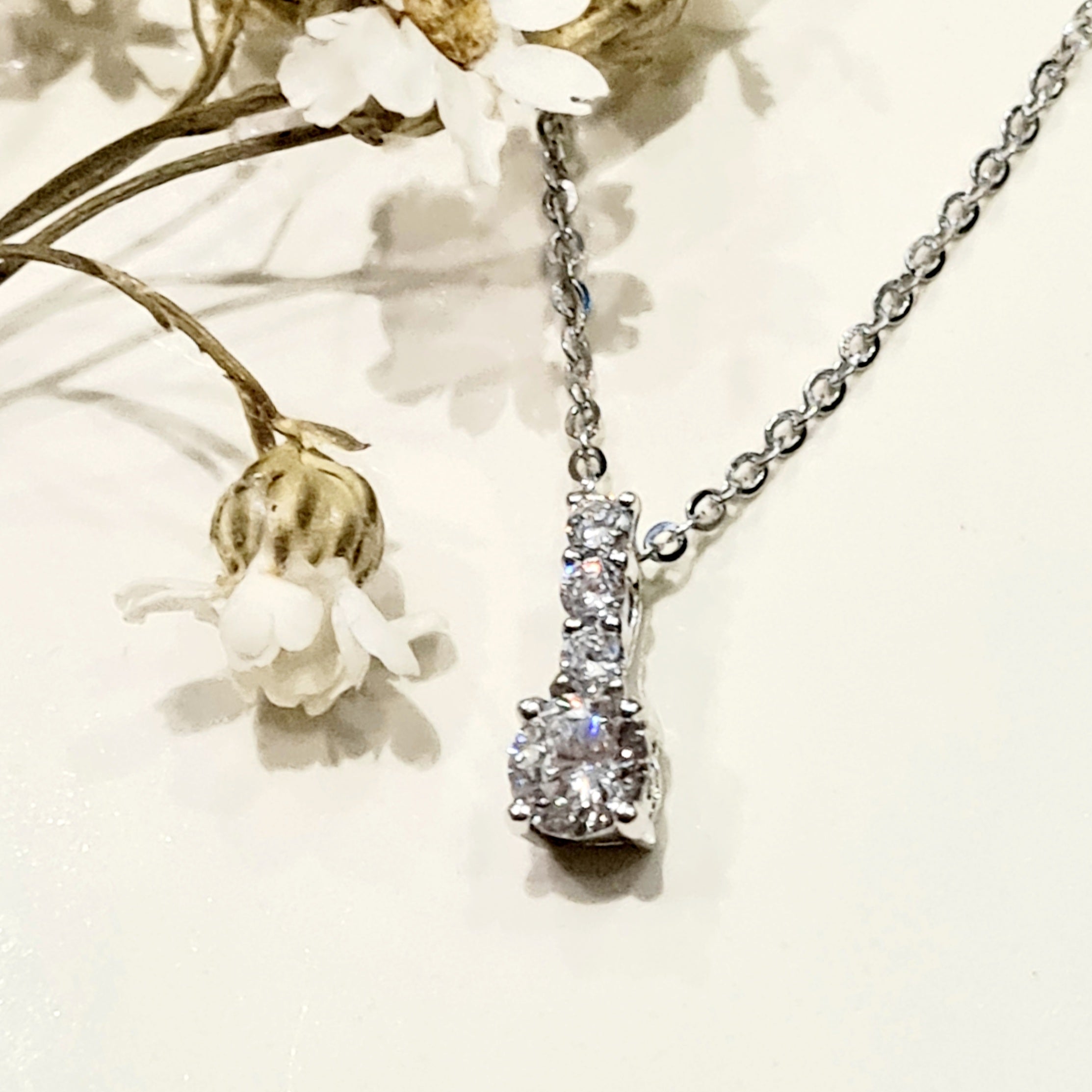 Diamond Simulants Pendant