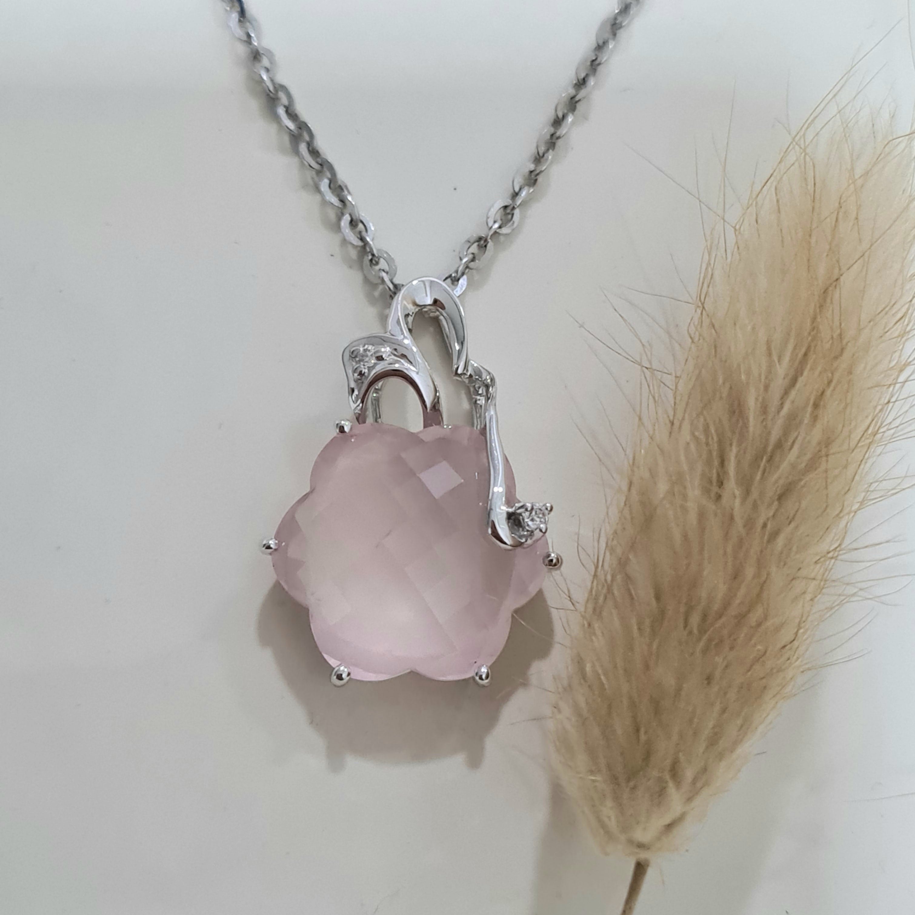 Beautiful Rose Quartz Pendant