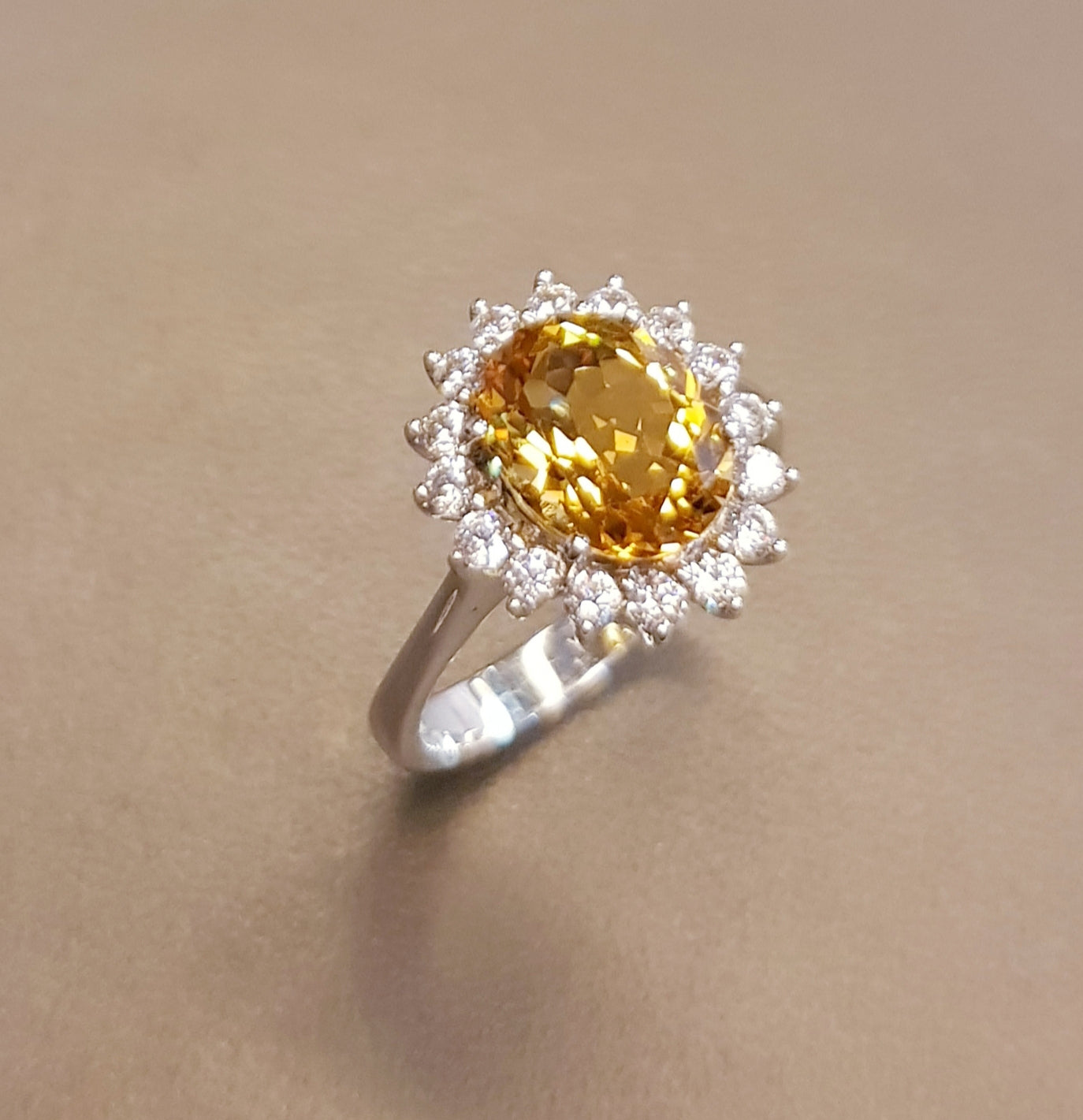 Kate Citrine Ring