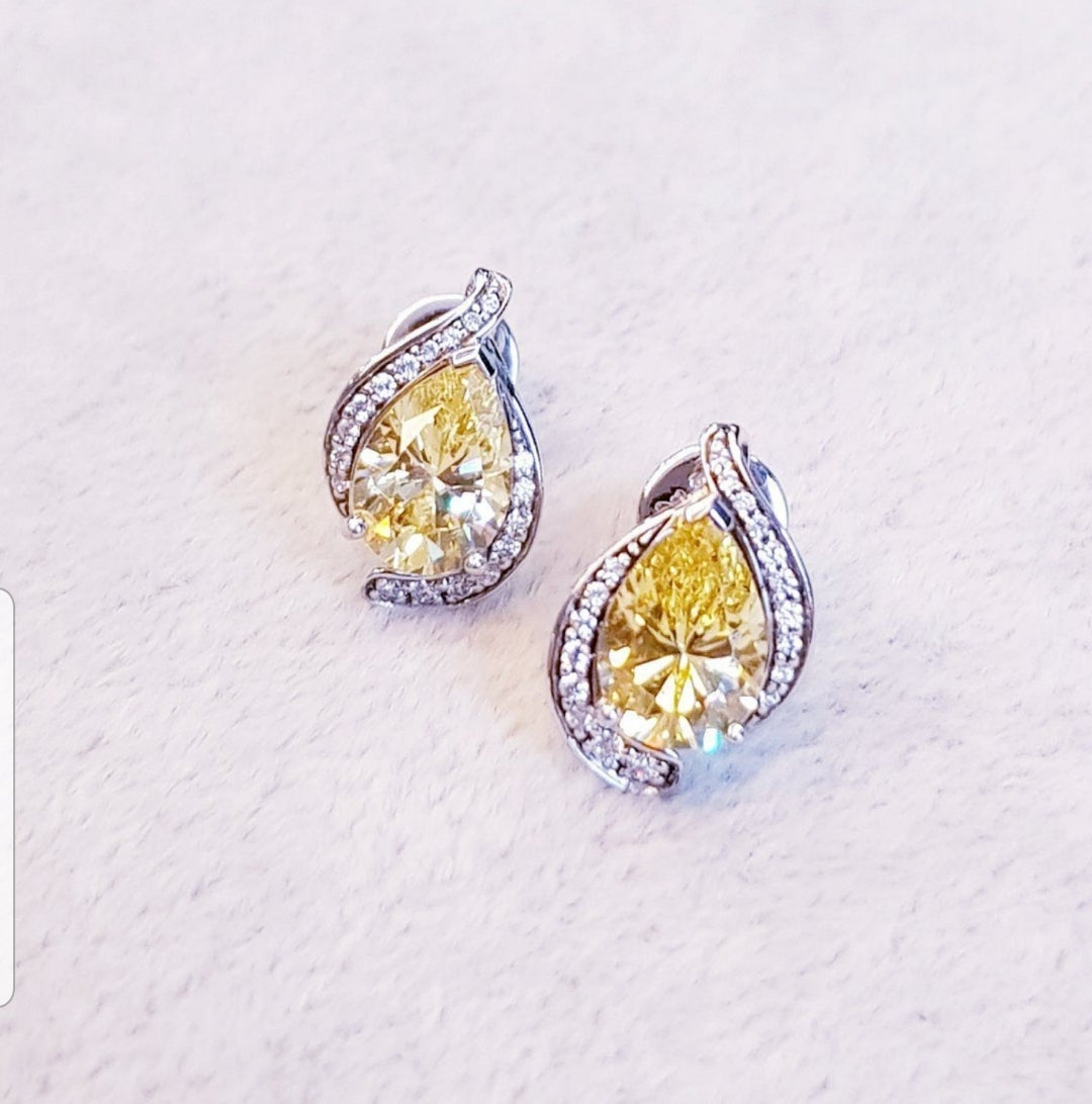 Dazzle Canary Scintilli Earrings